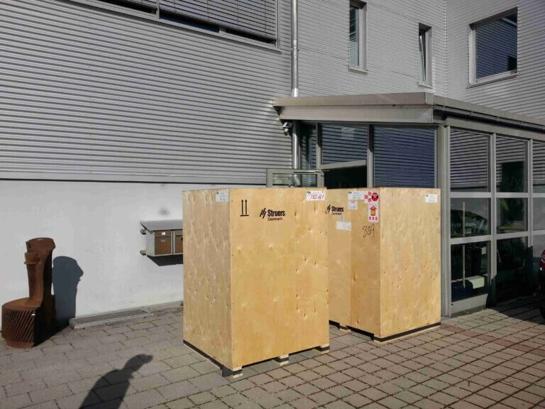 Laborumbau GWP neue Präparationsmaschinen Metallographie